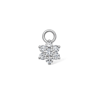 Diamond Flower Charm