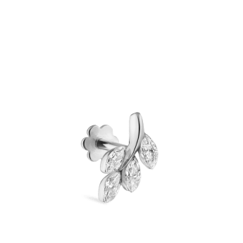 Diamond Vine Threaded Stud Earring